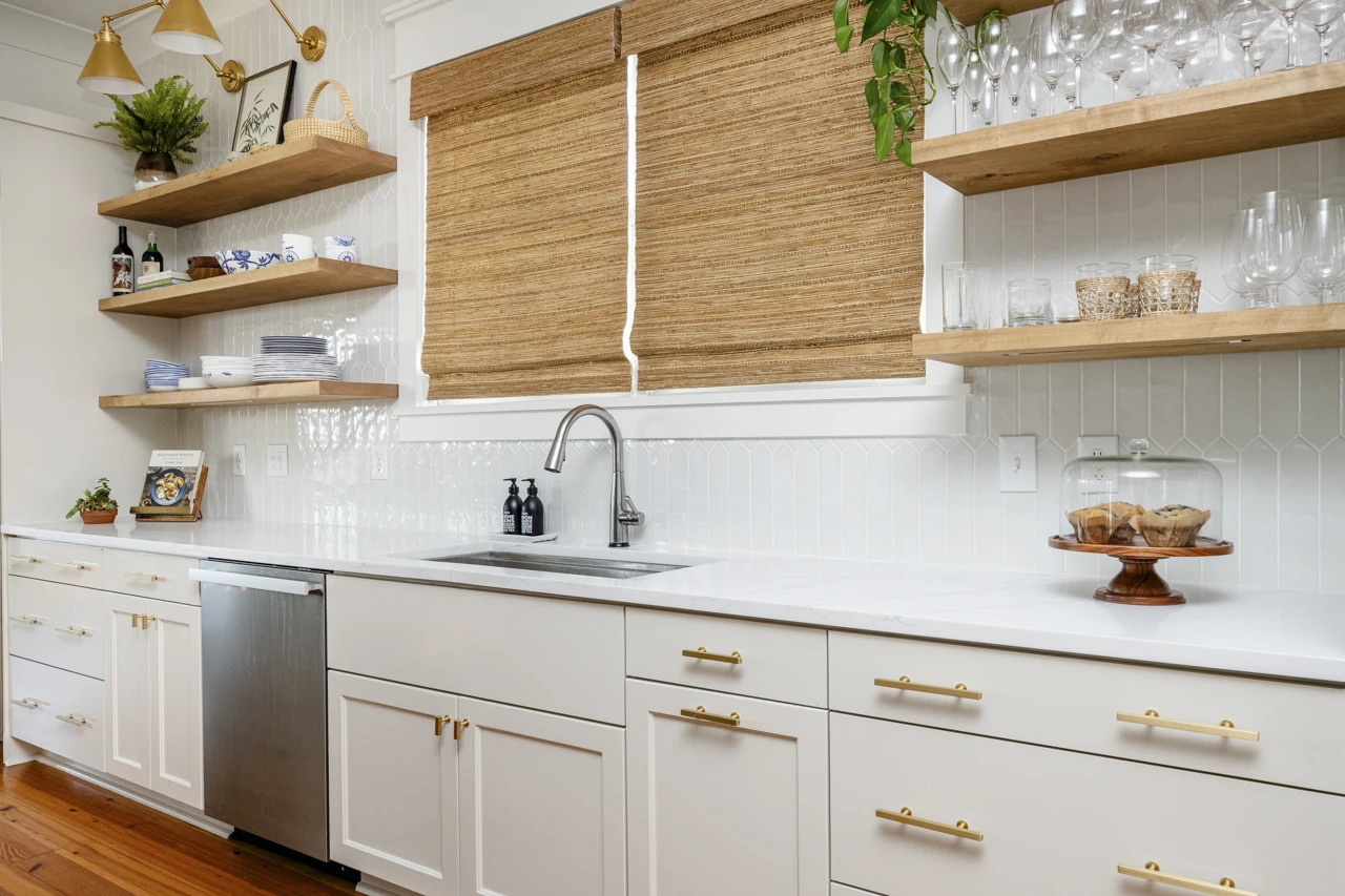 Ryan-Marie Interior Design Kitchen Window Treatments in Mount Pleasant, SC